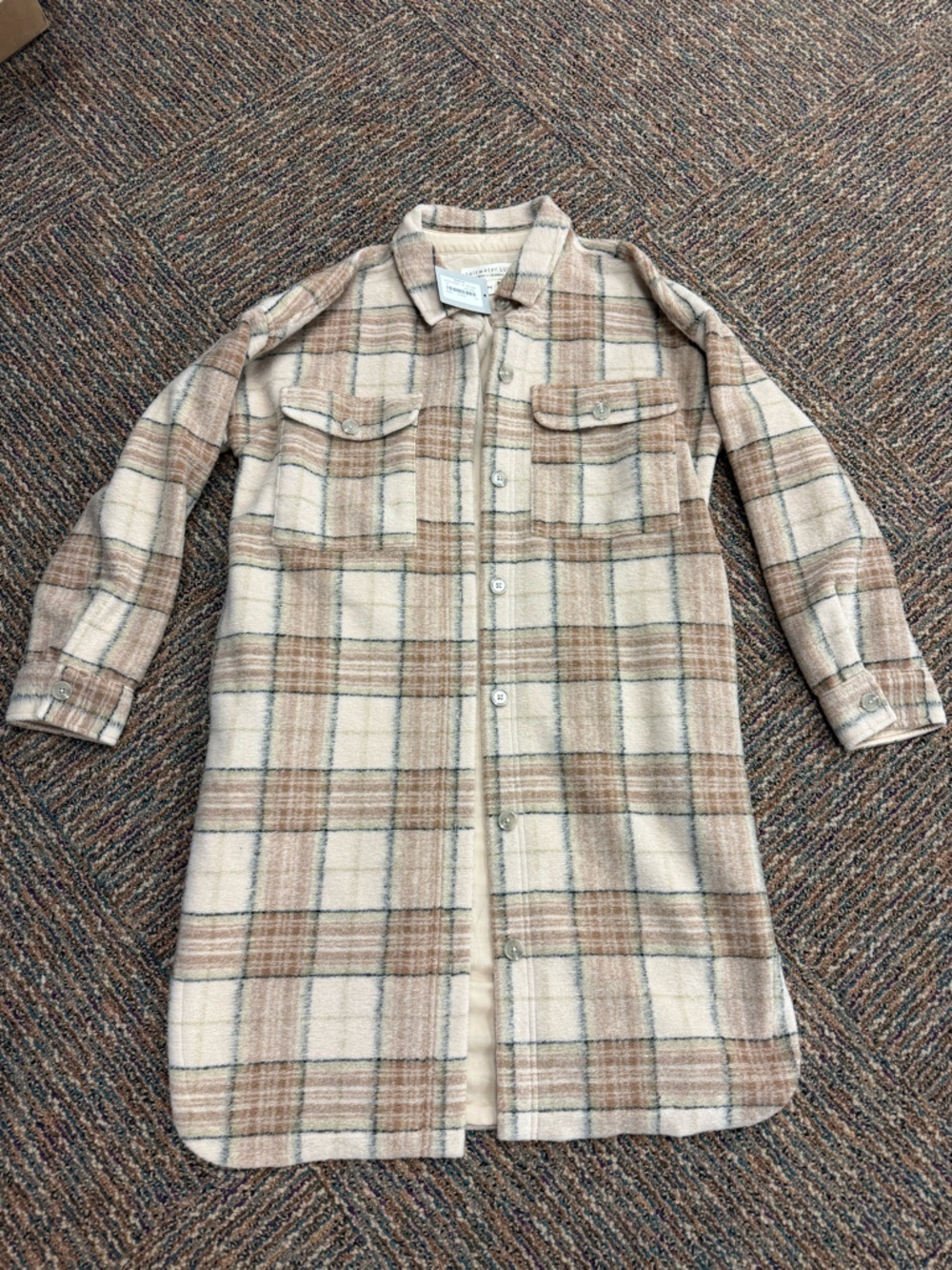 Saltwater Luxe Nolin Plaid Jacket NWT - Picture 13 of 14